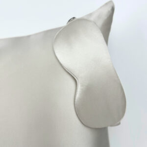Jedwabna opaska na oczy SOMNIA Pearl White