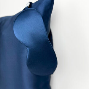 Jedwabna opaska na oczy SOMNIA Navy Blue