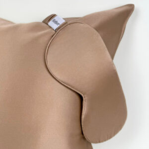 Jedwabna opaska na oczy SOMNIA Mocha Mousse