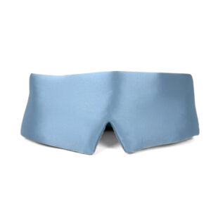 Jedwabna opaska na oczy premium LUNESSA Baby Blue